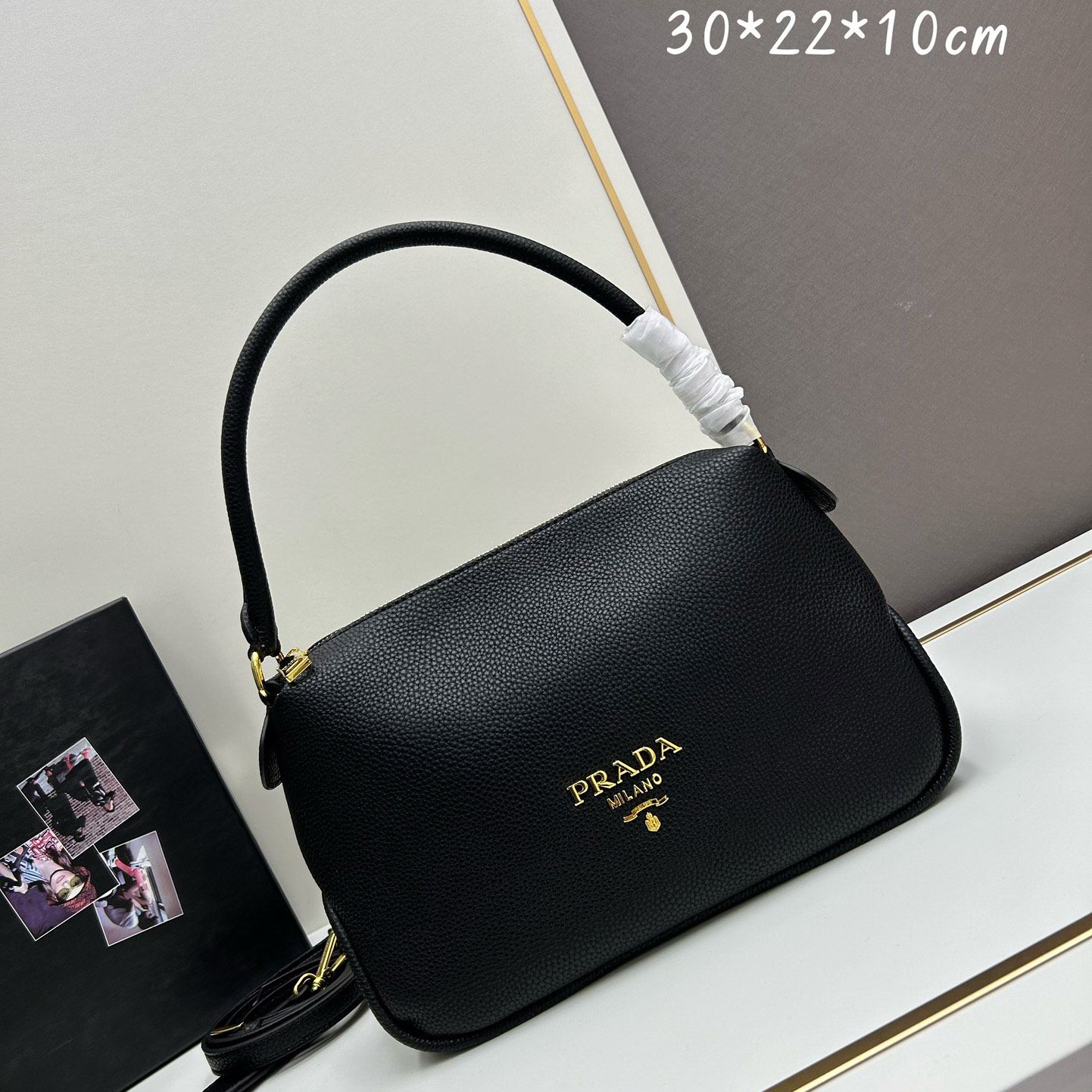 Pra*a top handle bags